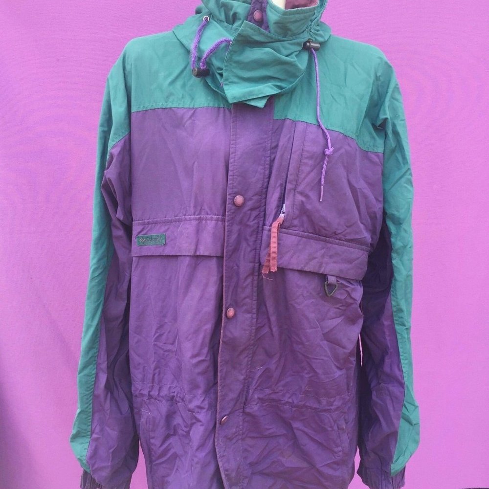 COLUMBIA men's 4-in-1 hooded  outerwear jacket size--M